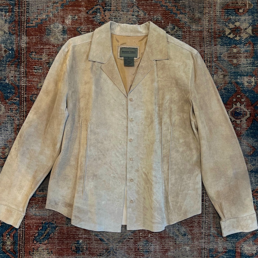 Brandon Thomas Suede Leather Jacket Lightweight